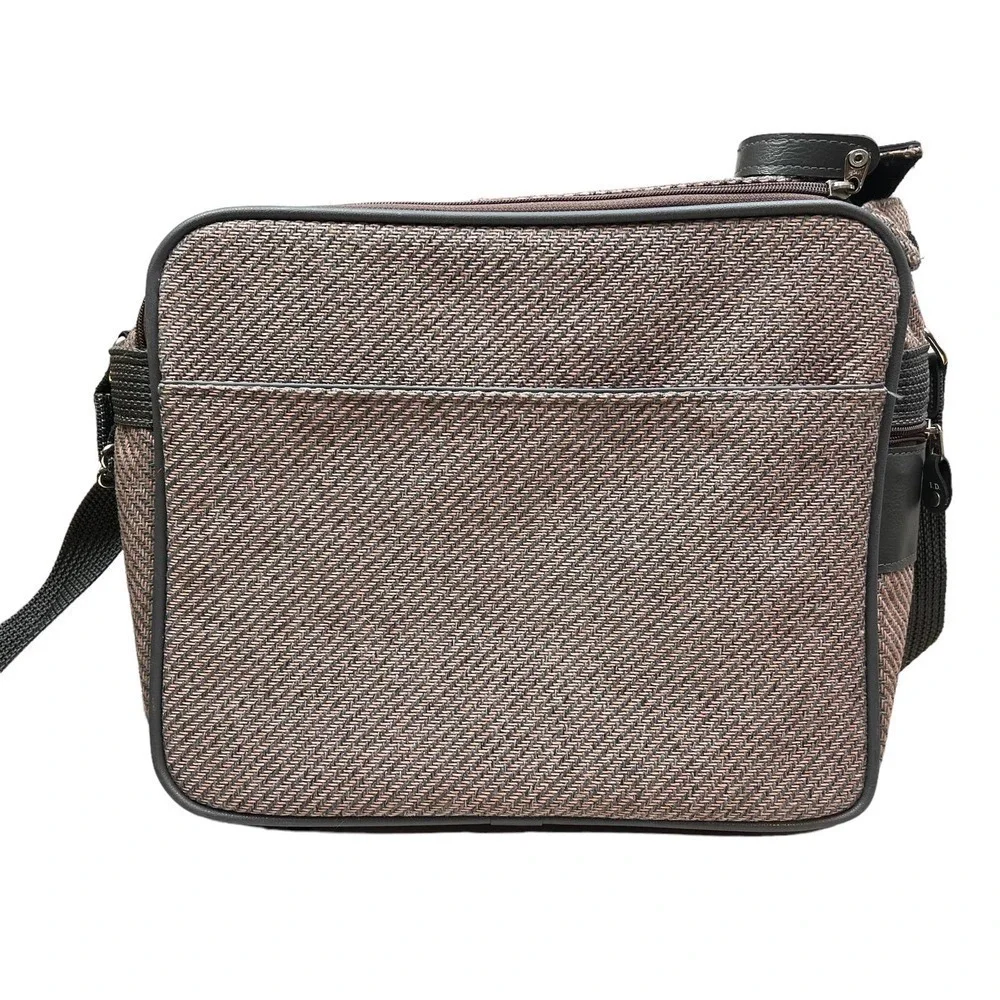 Samsonite Silhouette 4 Tweed Carry On Bag Travel Luggage Gray Pink Vintage‎ 1987